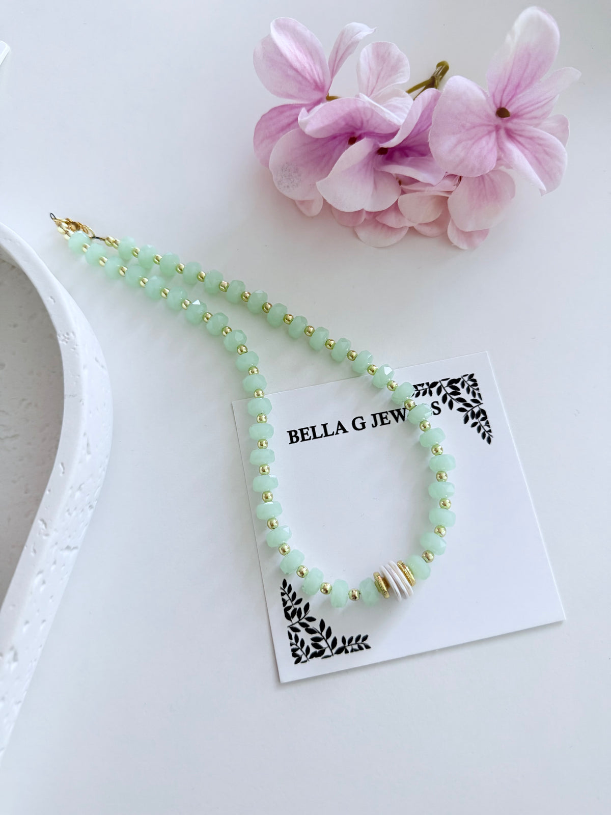 Beaded in Green